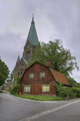 Fototapeta na wymiar Sofia`s church in Stockholm.