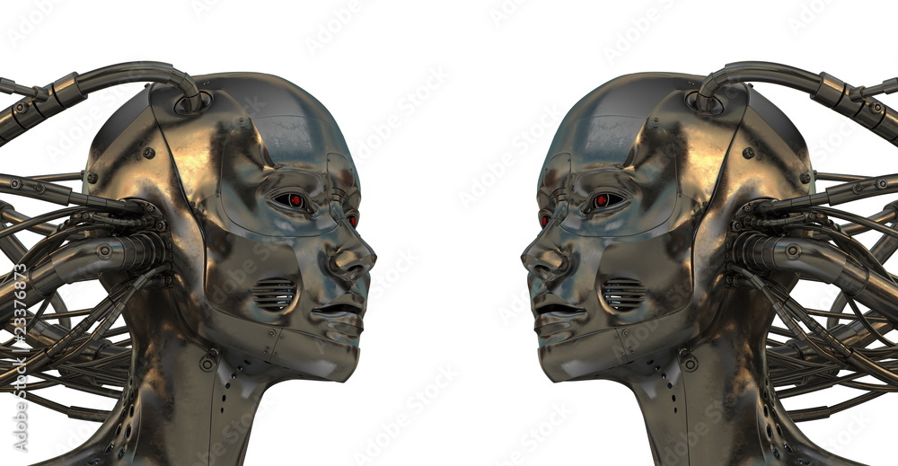 Poster two connected robots