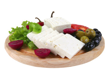 served mediterranean dinner