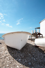 Fototapeta na wymiar Fishing boats