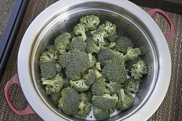 Broccoli in Steamer Tray 2