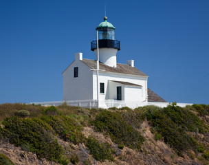 Fototapeta na wymiar Point Loma Lighthouse