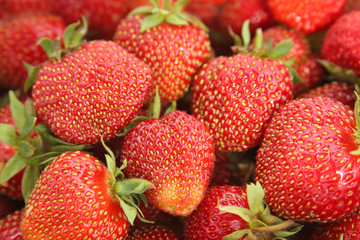 A lot of strawberries