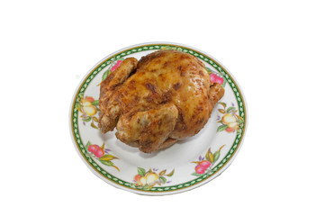 tonic cooked chicken in the plate