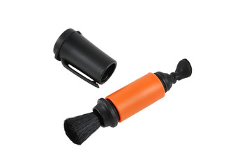 lens cleaner isolated on white background