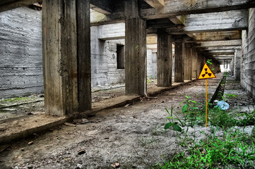 Lost city.Near Chernobyl area