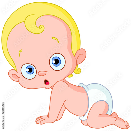 "Baby crawling" Stock image and royalty-free vector files on Fotolia