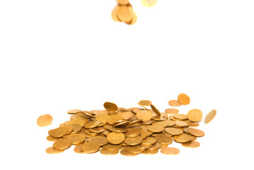 Rain of golden coins