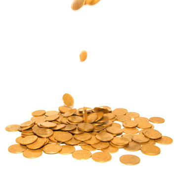 Rain of golden coins