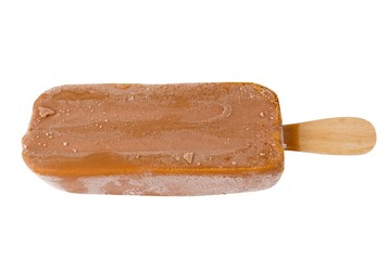 ice cream over white