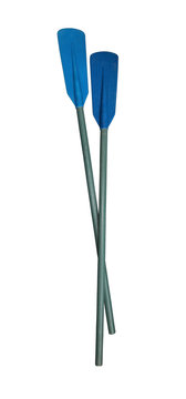blue oar