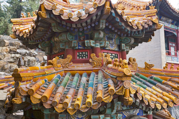 Fototapeta premium chine,beijing, ,palais d'été pavillon de la bienveillance : déta