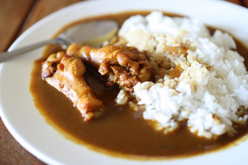Japanese Curry , Chicken Curry with Rice