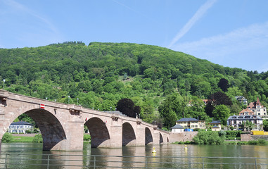 Fototapeta na wymiar Old Bridge of Heidelberg