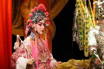 Obraz premium chinese opera dummy, female