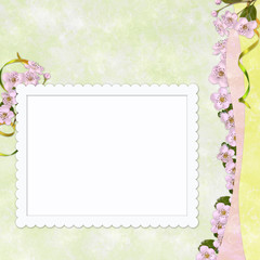 Framework for photo or congratulation