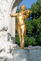Obraz premium Johann Strauss Denkmal in Wien