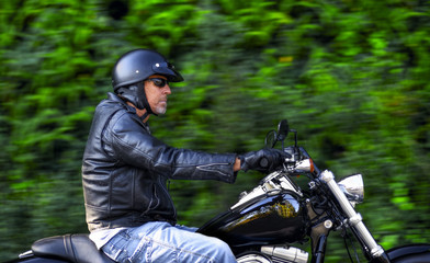 Motorbike man has freedom