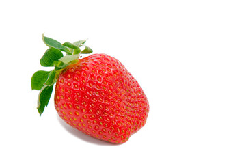 Strawberrie isolated over white background, studio shot