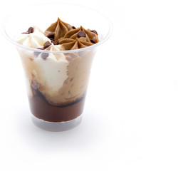 gelato crema, caffè e cioccolato