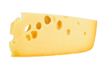 Part of yellow cheese