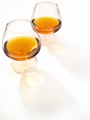 two Glasses of cognac