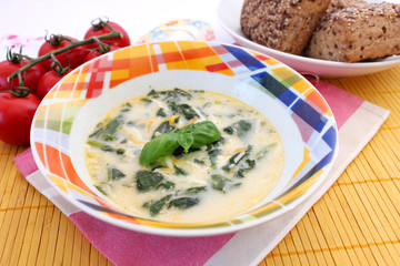 Spinatsuppe
