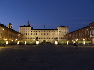 Fototapeta na wymiar Piazza Castello - Torino