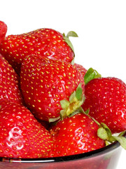 Ripe strawberries