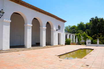 Obraz premium mediterranean garden