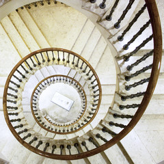 Fototapeta premium Spiral staircase