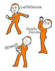 人間（男）ポーズ集018