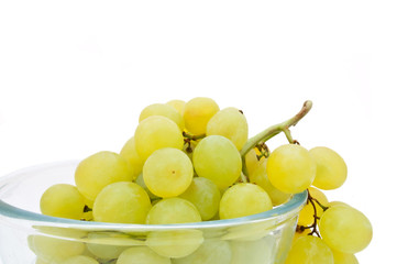 Bowl of grapes.
