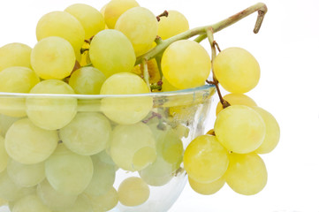 Bowl of grapes.