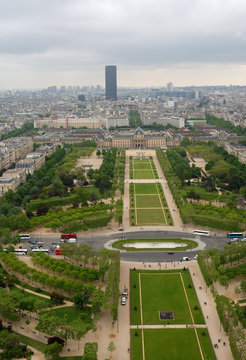 View at Champ de Mars, Paris
