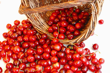 cherries  and  basket