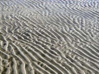 Fototapeta na wymiar Strukturen im Sand, Struktury w piasku