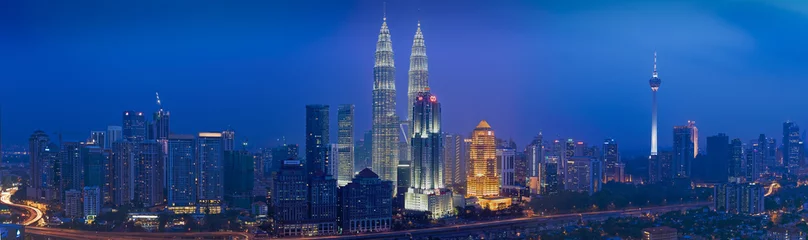 Foto auf Acrylglas Kuala Lumpur Panorama, Kuala Lumpur
