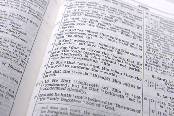 Fototapeta premium bible verse john 3:16