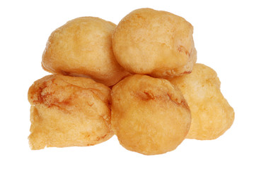 isolated chicken balls