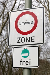 Schild Umweltzone