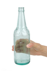beer bottle in hand