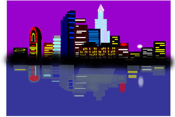 Austin Texas cityscape vector