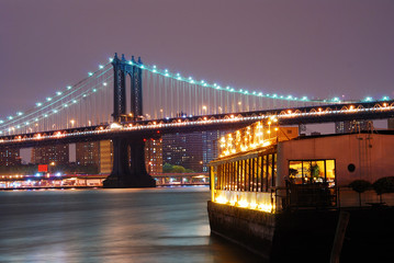 Fototapeta na wymiar NEW YORK CITY Manhattan Bridge