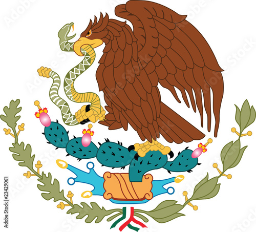 "National emblem Mexico" Stock image and royalty-free vector files on ...