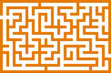 Orange labyrinth