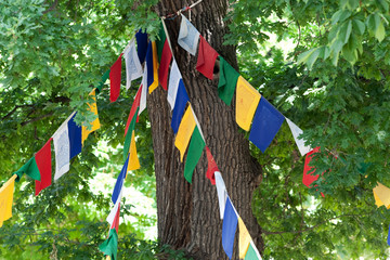Gebetsfahnen Tibet