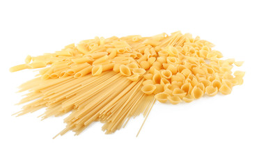 Italian pasta in different forms