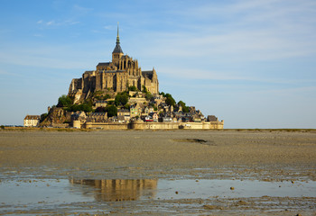 The Mont-St-Michel at ebb tide