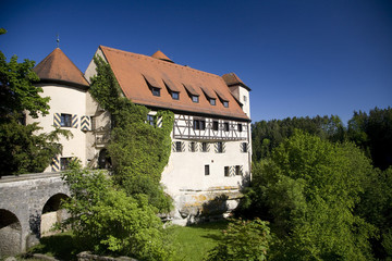 burg rabenstein, fränkische schweiz, oberfranken, bayern